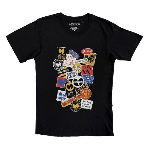 Front - Wu-Tang Clan Unisex Adult Badge T-Shirt