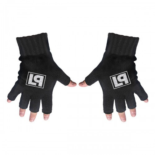 Front - Linkin Park Unisex Adult Logo Fingerless Gloves