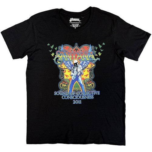 Front - Santana Unisex Adult Collective Consciousness Tour 11 T-Shirt