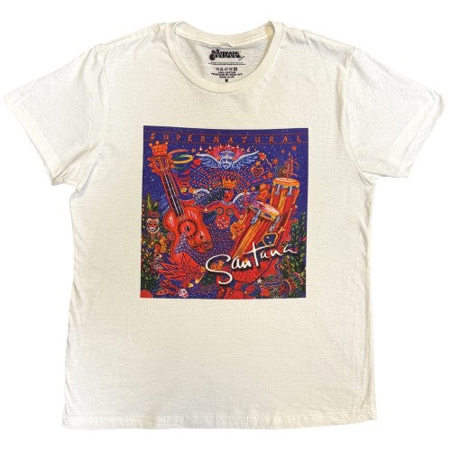 Front - Santana Unisex Adult Supernatural T-Shirt
