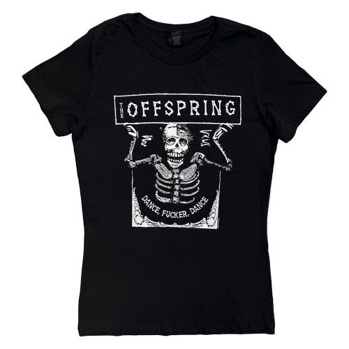 Front - The Offspring Womens/Ladies Dance Fucker Dance T-Shirt