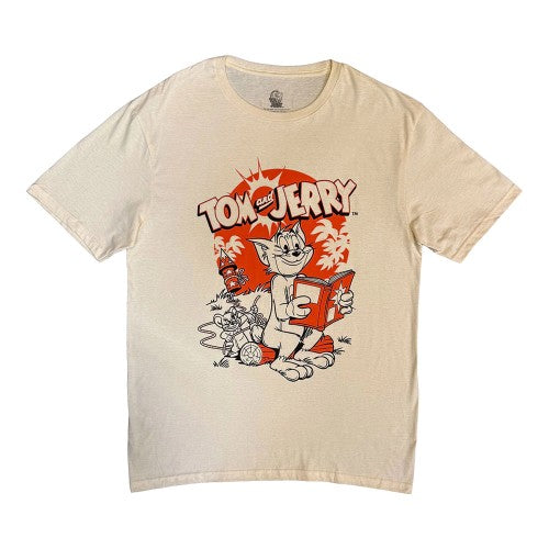 Front - Tom & Jerry Unisex Adult Rocket T-Shirt