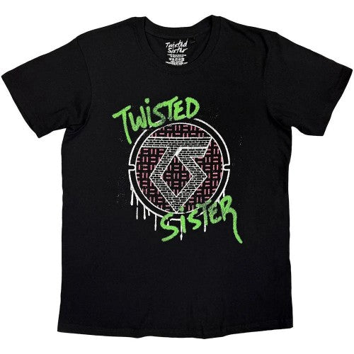 Front - Twisted Sister Unisex Adult Come Out And Play T-Shirt