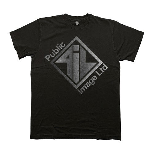 Front - PIL (Public Image Ltd) Unisex Adult Steel Logo Brushed T-Shirt
