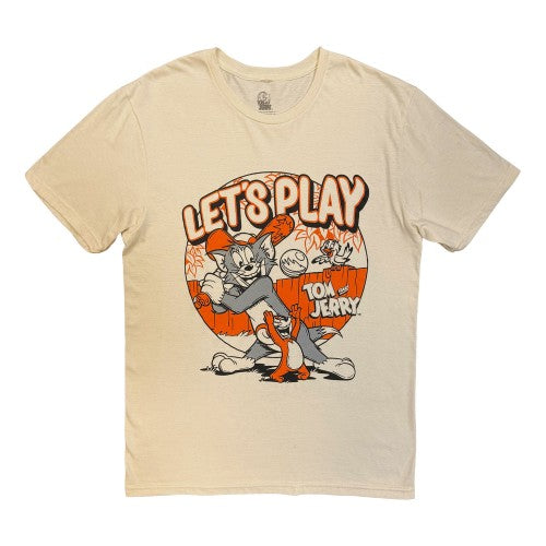 Front - Tom & Jerry Unisex Adult Let´s Play T-Shirt