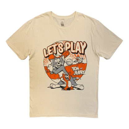 Front - Tom & Jerry Unisex Adult Let´s Play T-Shirt