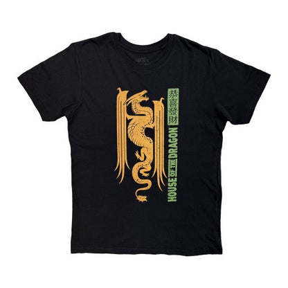 Front - House Of The Dragon Unisex Adult Japanese Dragon T-Shirt