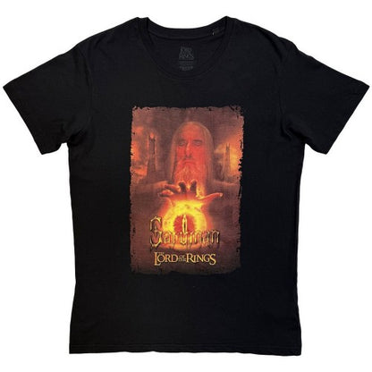 Front - The Lord Of The Rings Unisex Adult Saruman Homage T-Shirt