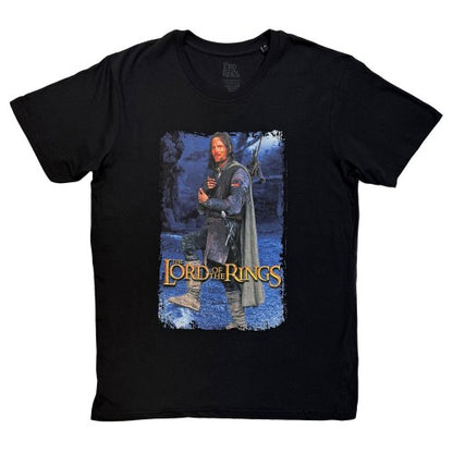 Front - The Lord Of The Rings Unisex Adult Homage Aragorn Standing T-Shirt