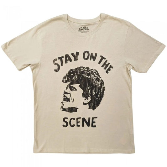 Front - James Brown Unisex Adult Stay On The Scene T-Shirt