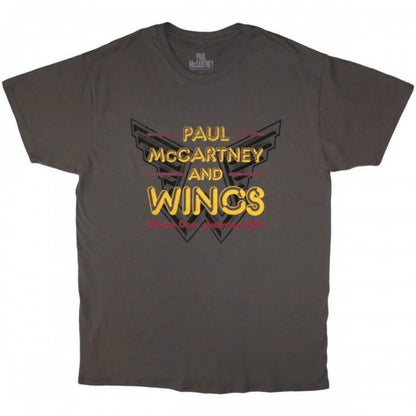 Front - Paul McCartney & Wings Unisex Adult Wings Over America 76 T-Shirt