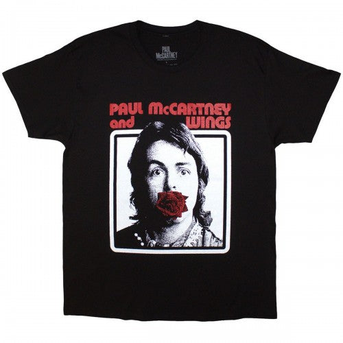 Front - Paul McCartney Unisex Adult Red Rose Speedway Back Print T-Shirt