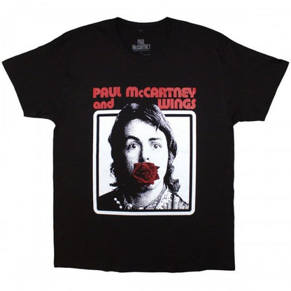 Front - Paul McCartney Unisex Adult Red Rose Speedway Back Print T-Shirt