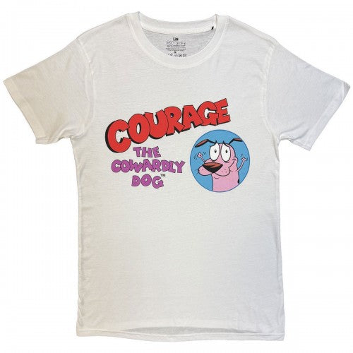 Front - Courage The Cowardly Dog Unisex Adult Logo T-Shirt