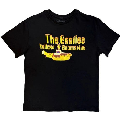 Front - The Beatles Childrens/Kids Logo & Sub T-Shirt