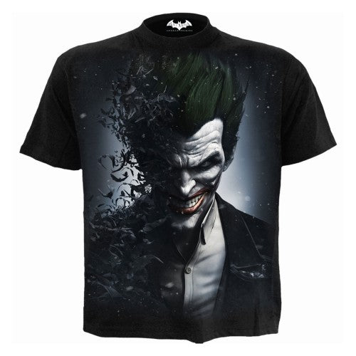 Front - DC Comics Unisex Adult Batman & Joker Back Print T-Shirt