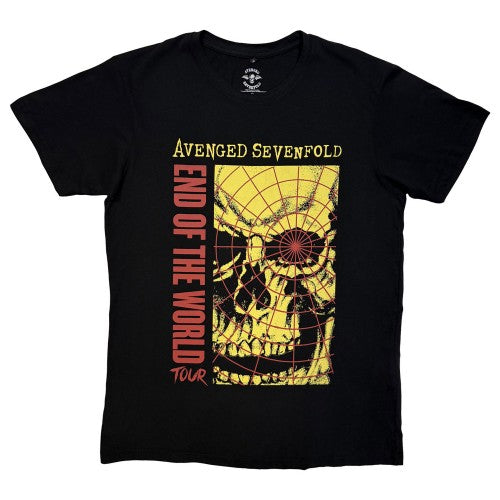 Front - Avenged Sevenfold Unisex Adult End Of The World Tour T-Shirt