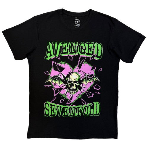 Front - Avenged Sevenfold Unisex Adult Heart Break T-Shirt