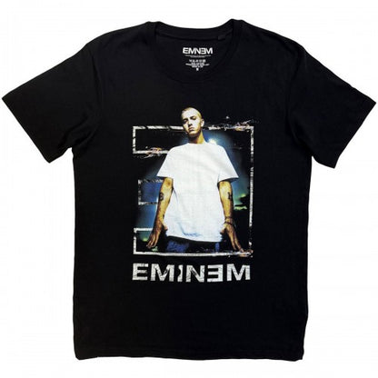 Front - Eminem Unisex Adult Pose T-Shirt