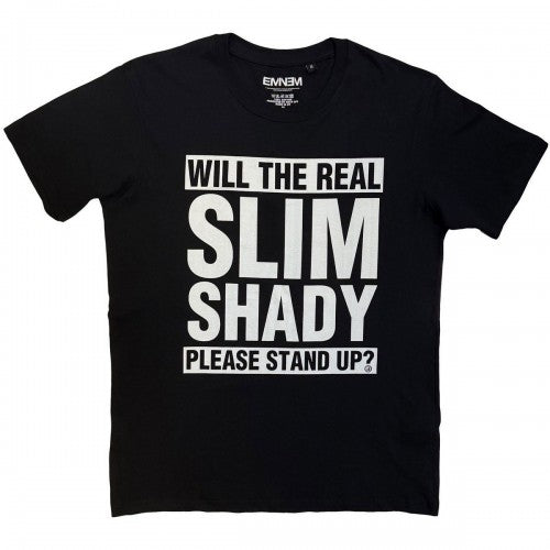 Front - Eminem Unisex Adult Please Stand Up T-Shirt