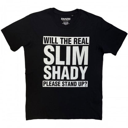 Front - Eminem Unisex Adult Please Stand Up T-Shirt