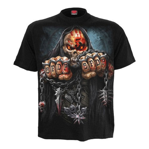Front - Five Finger Death Punch Unisex Adult Game Over Back Print T-Shirt