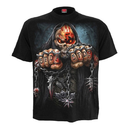 Front - Five Finger Death Punch Unisex Adult Game Over Back Print T-Shirt