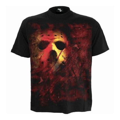 Front - Friday The 13th Unisex Adult Jason Lives Back Print T-Shirt