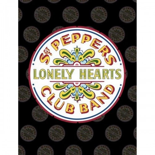 Front - The Beatles Sgt Pepper Sherpa Fleece Blanket