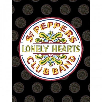 Front - The Beatles Sgt Pepper Sherpa Fleece Blanket