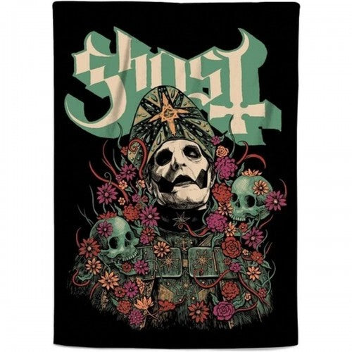 Front - Ghost Bliss Sherpa Fleece Blanket