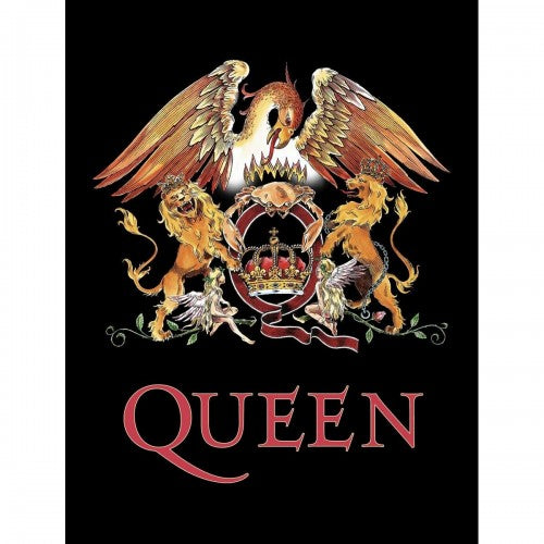 Front - Queen Sherpa Fleece Crest Blanket