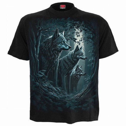 Front - Spiral Direct Unisex Adult Forest Guardians Back Print T-Shirt
