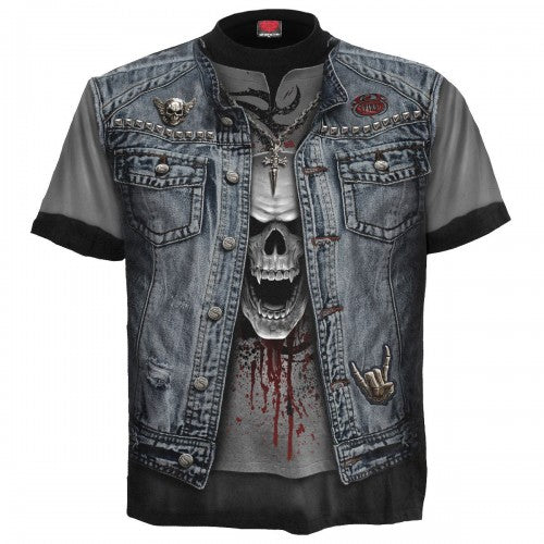 Front - Spiral Direct Unisex Adult Thrash Metal All-Over Print T-Shirt