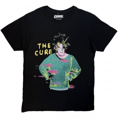 Front - The Cure Unisex Adult Beach Party Tour ´86 T-Shirt