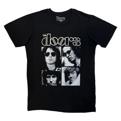 Front - The Doors Unisex Adult Squares T-Shirt