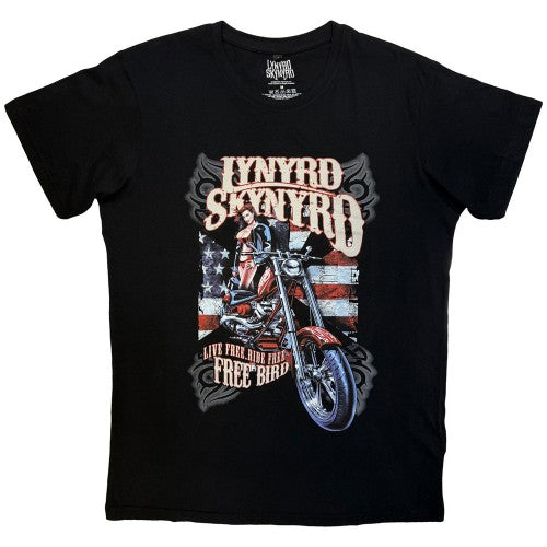 Front - Lynyrd Skynyrd Unisex Adult Ride Free T-Shirt