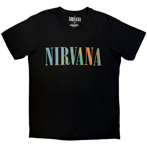 Front - Nirvana Unisex Adult In Utero Angel Swirl T-Shirt