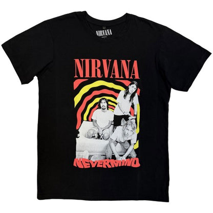 Front - Nirvana Unisex Adult Nevermind Bath Tub T-Shirt