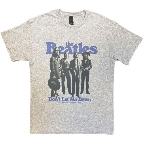 Front - The Beatles Unisex Adult Don´t Let Me Down T-Shirt