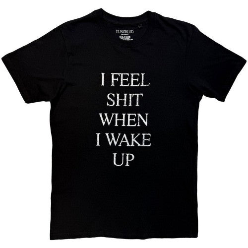 Front - Yungblud Unisex Adult I Feel Like Shit T-Shirt