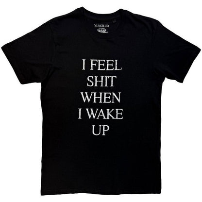 Front - Yungblud Unisex Adult I Feel Like Shit T-Shirt
