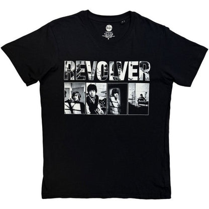 Front - The Beatles Unisex Adult Revolver Portraits T-Shirt