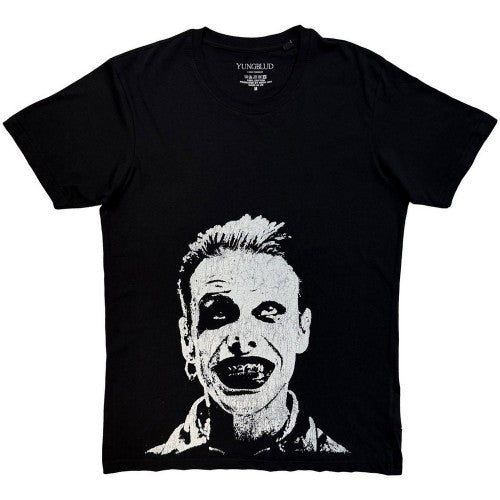 Front - Yungblud Unisex Adult Grin Mono T-Shirt