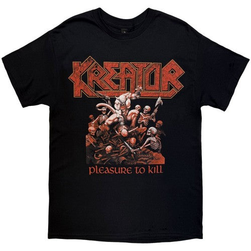 Front - Kreator Unisex Adult Pleasure To Kill Back Print T-Shirt