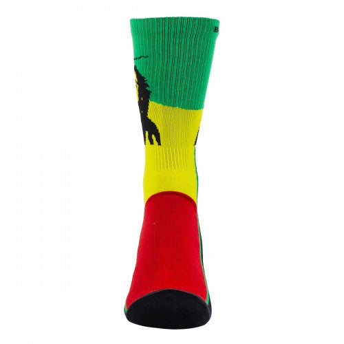 Front - Bob Marley Unisex Adult Smile Crew Socks