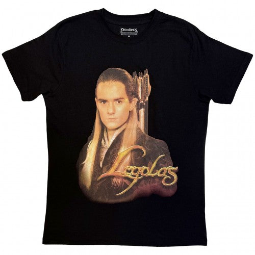 Front - Lord Of The Rings Unisex Adult Legolas Text T-Shirt