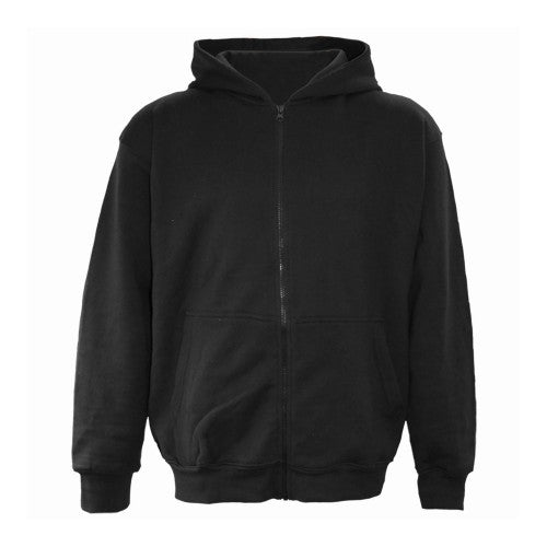 Front - Spiral Direct Unisex Adult Plain Full Zip Hoodie