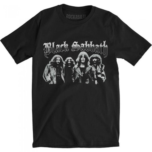 Front - Black Sabbath Unisex Adult Group Shot T-Shirt