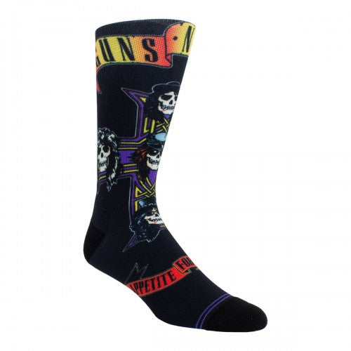 Front - Guns N Roses Unisex Adult Appetite For Destruction Sublimation Crew Socks